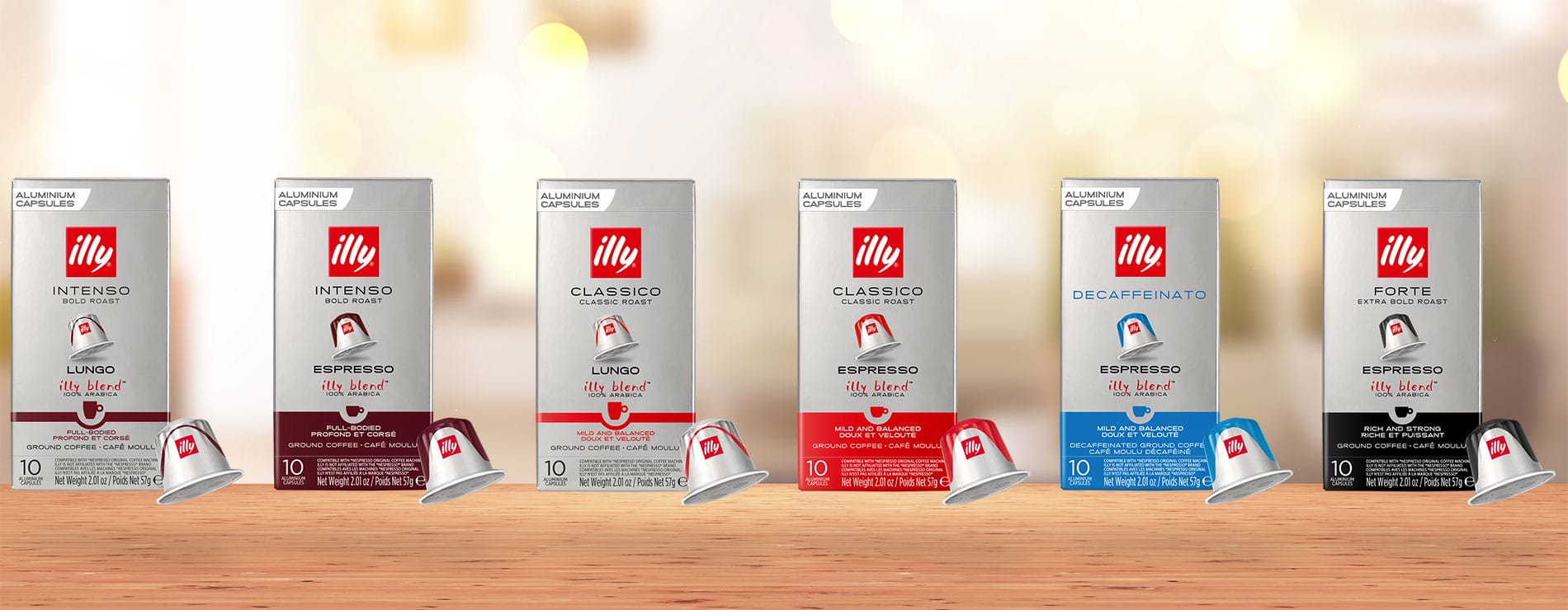קפסולות קפה אילי illy תואמות נספרסו Nespresso