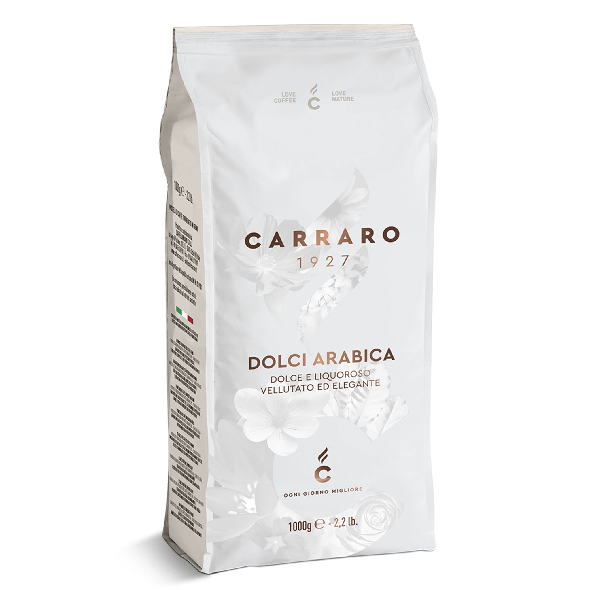 Carraro Dolci Arabica coffee beans 1 kg