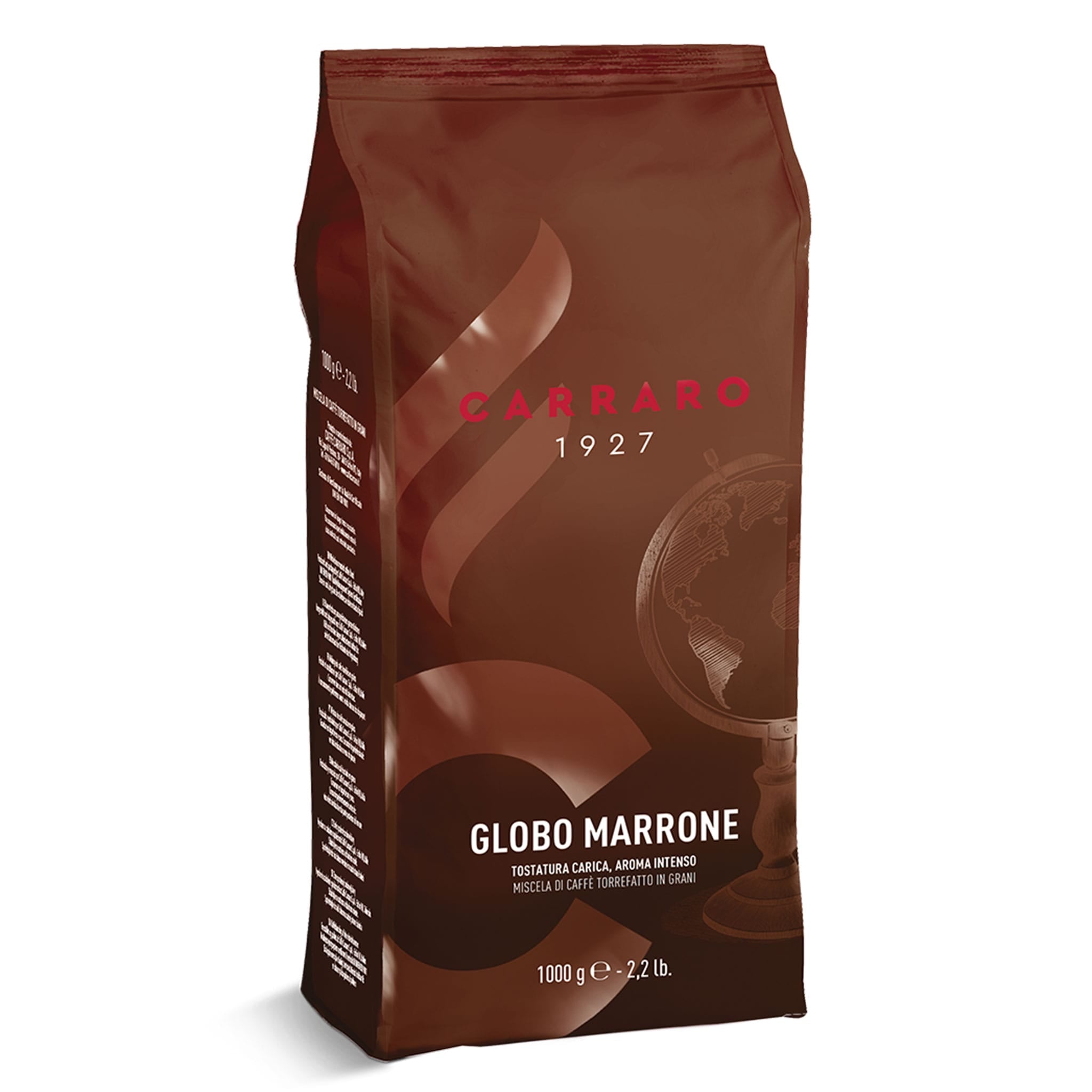 Carraro Globo Maroon Coffee Beans 1 kg