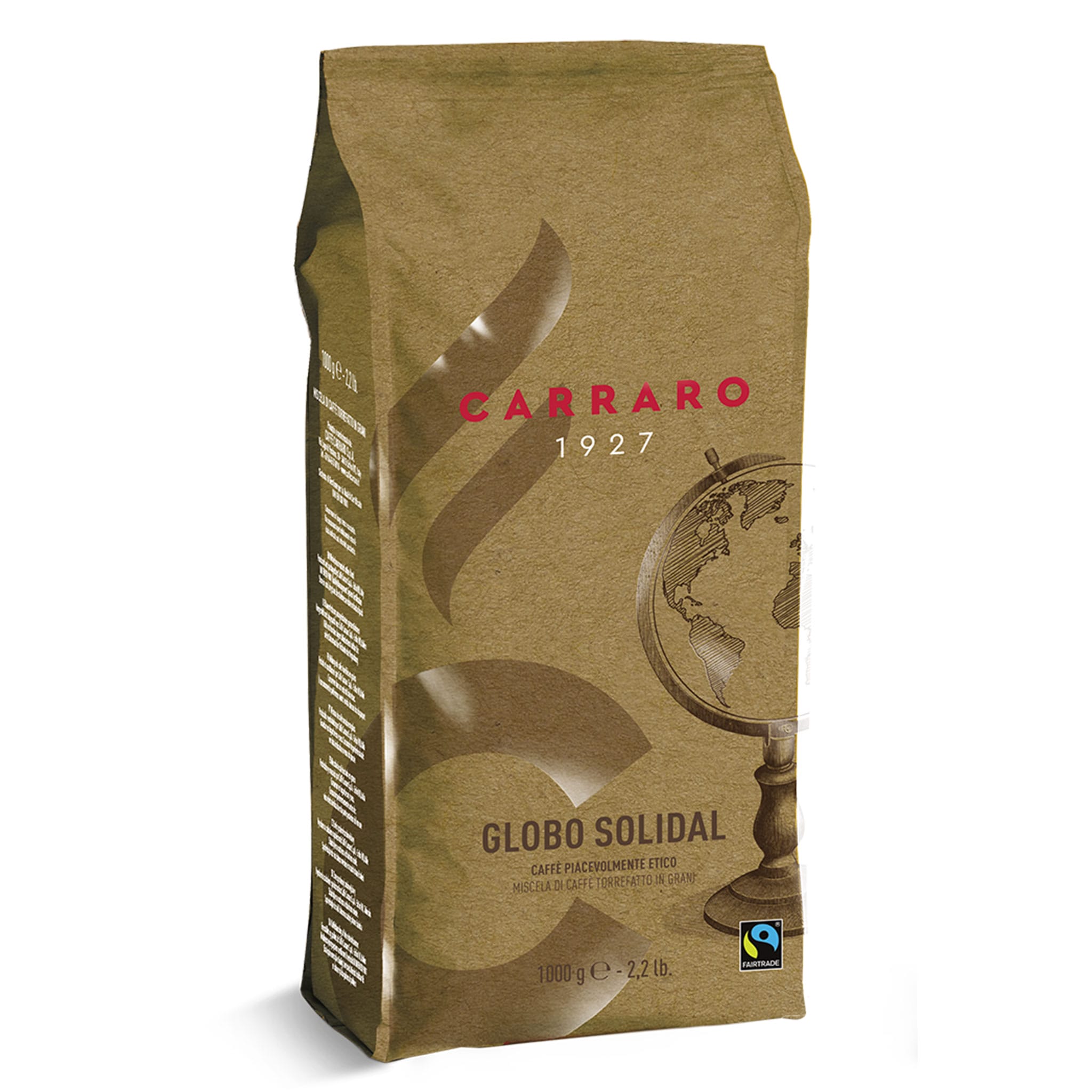Carraro Globo Solidal Coffee Beans 1 kg