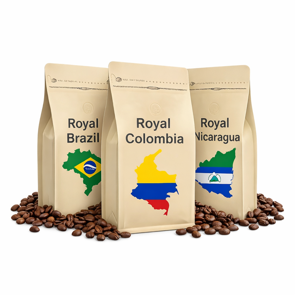 3 ק"ג פולי קפה רויאל Royal Coffee Beans