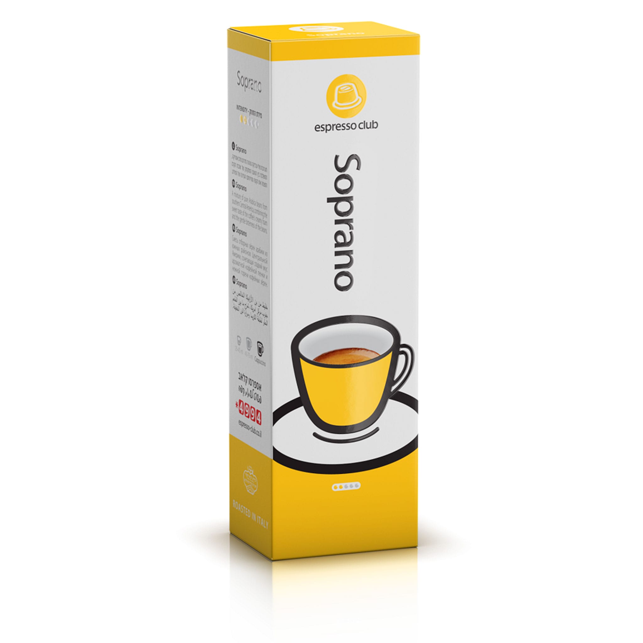 Espresso Club Coffee Capsules Soprano