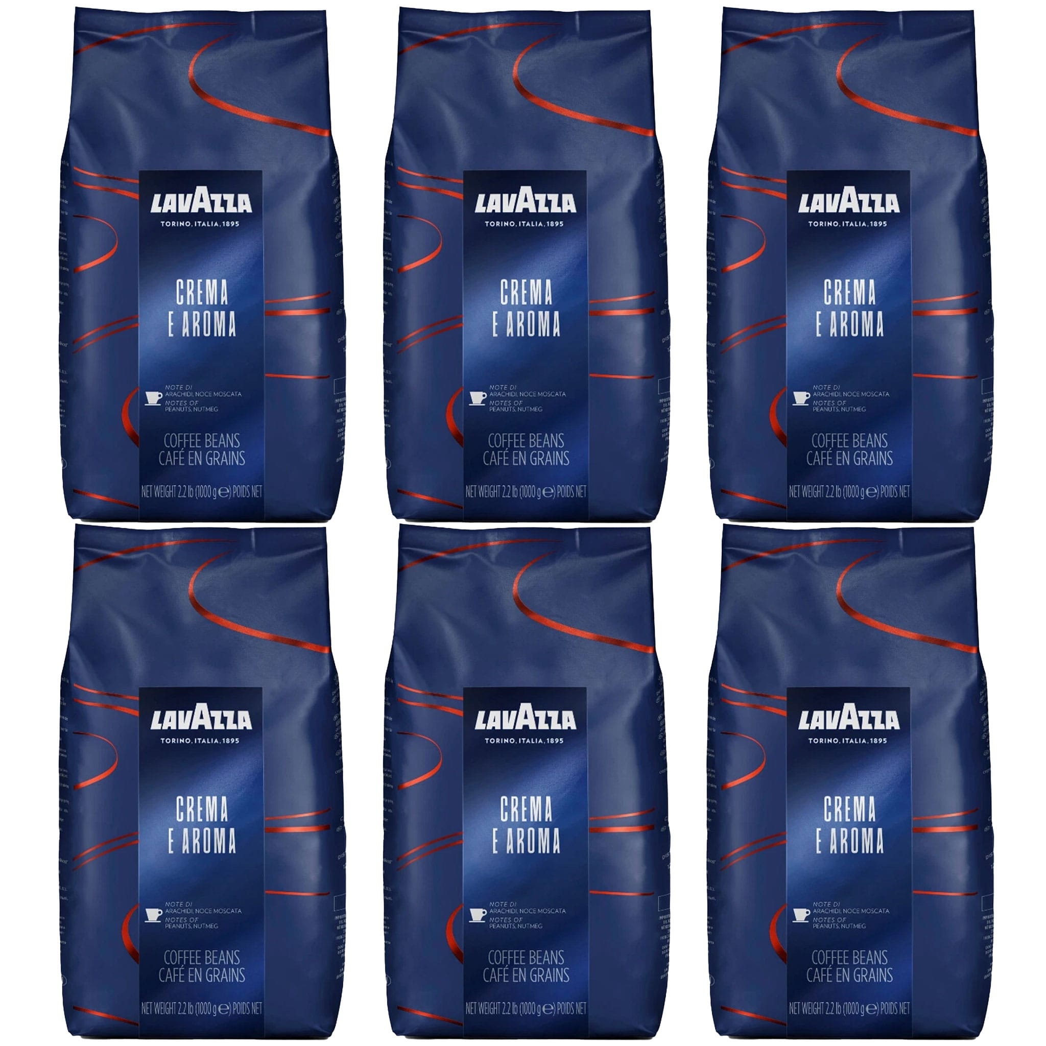 6 ק"ג פולי קפה לוואצה קרמה אי ארומה Lavazza Crema E Aroma