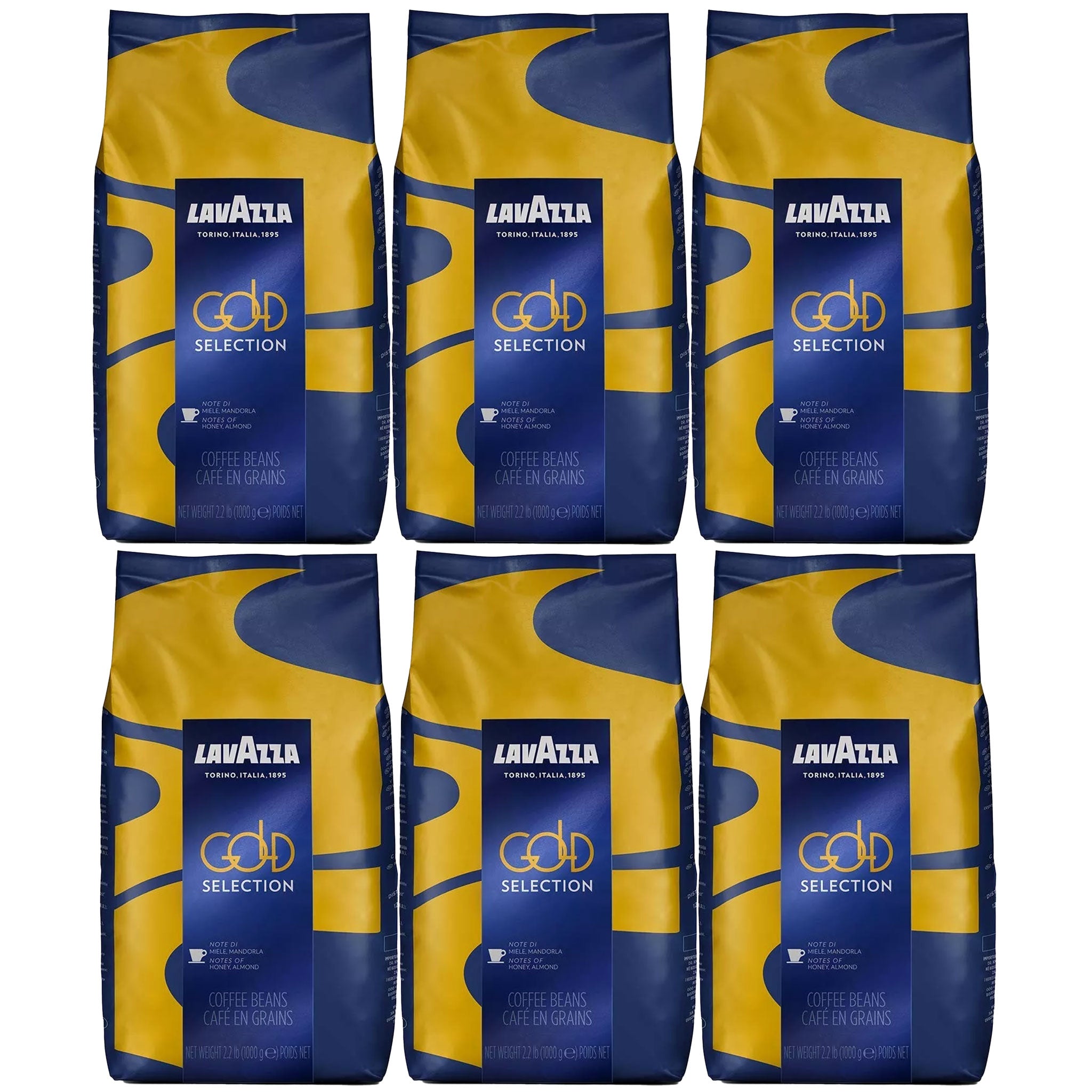6 ק"ג פולי קפה לוואצה גולד סלקשן Lavazza Gold Selection