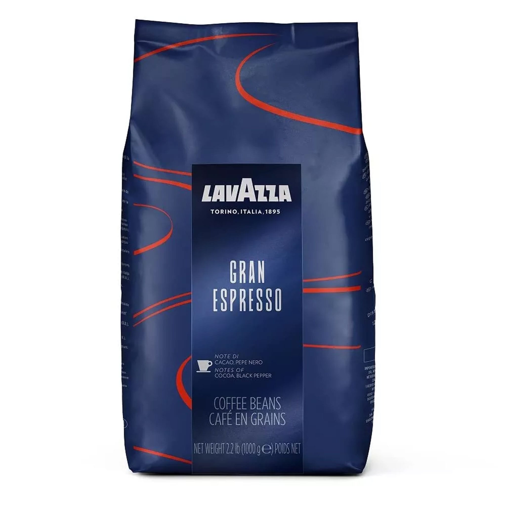 Lavazza Gran Espresso Whole Coffee Beans 1kg