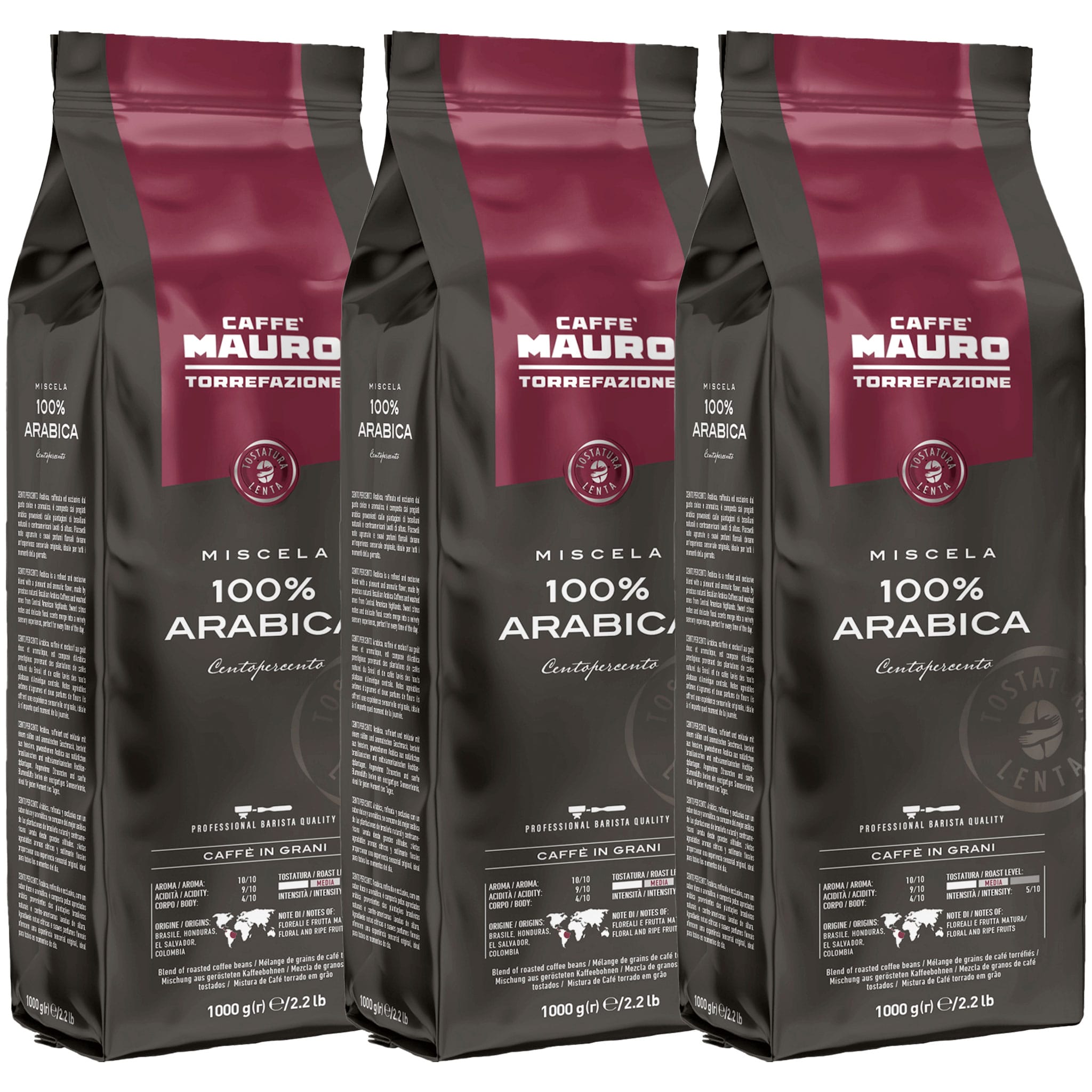 Mauro 100% Arabica Coffee Beans 3kg
