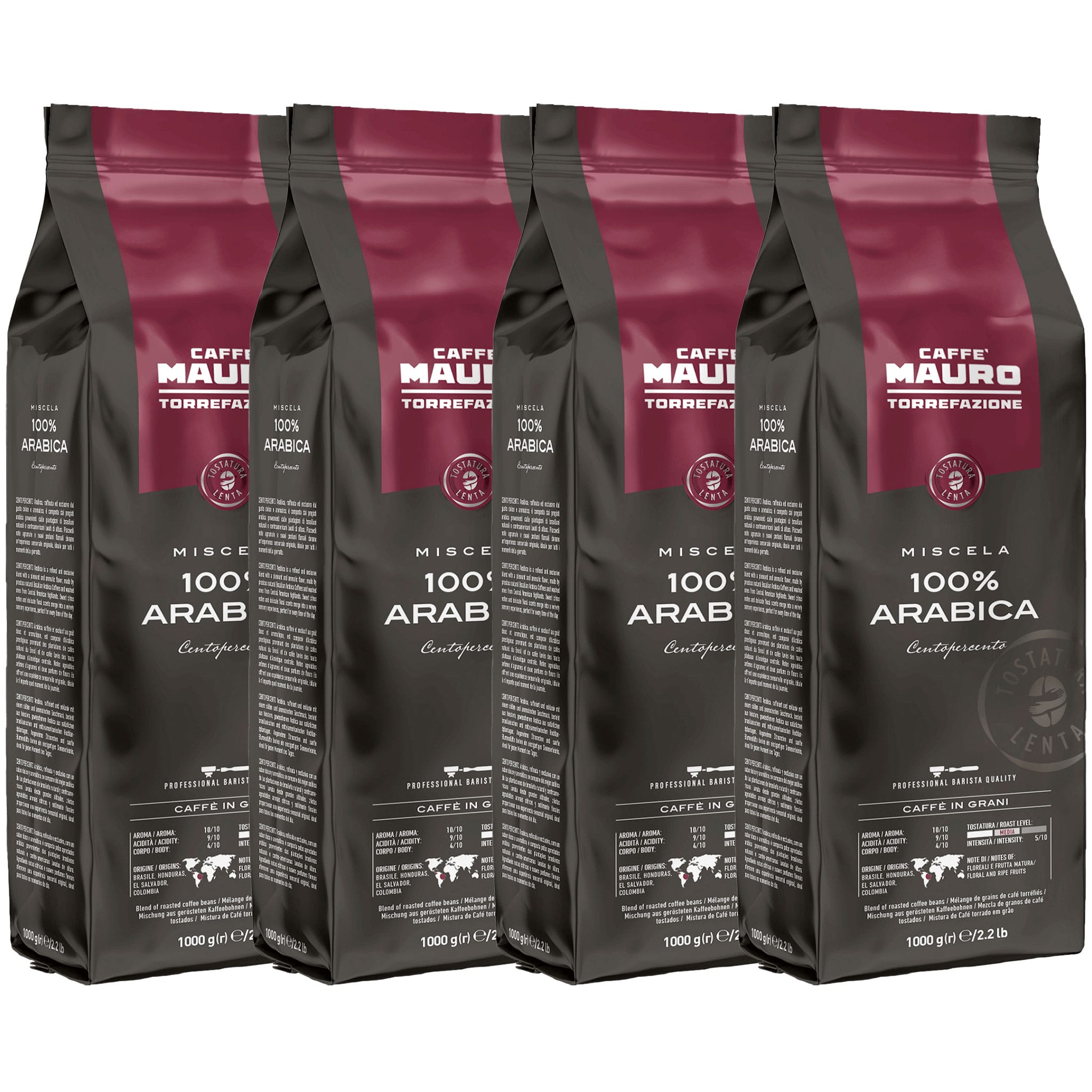 Mauro 100 Arabica Coffee Beans 4kg