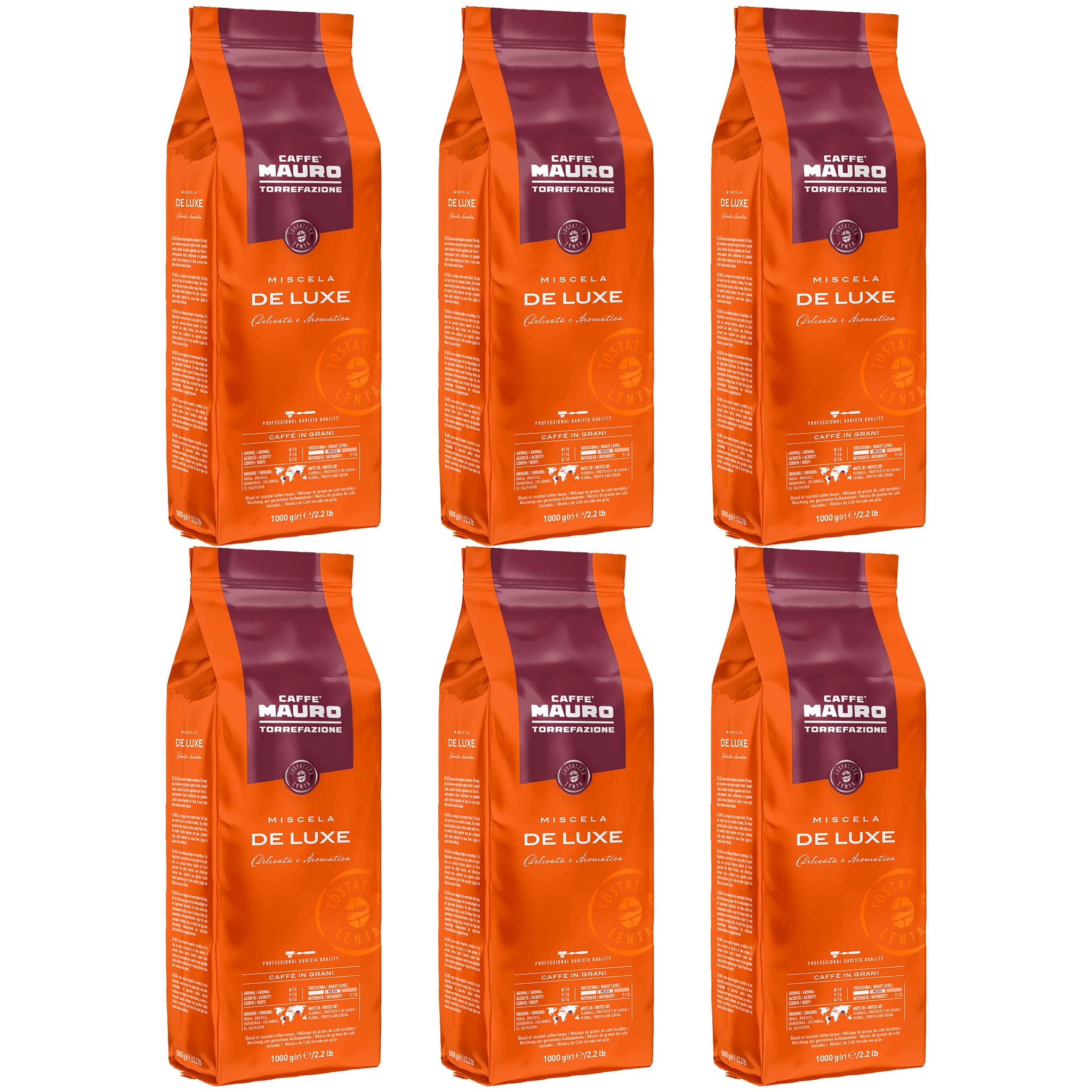 Mauro De Luxe Coffee Beans 6kg
