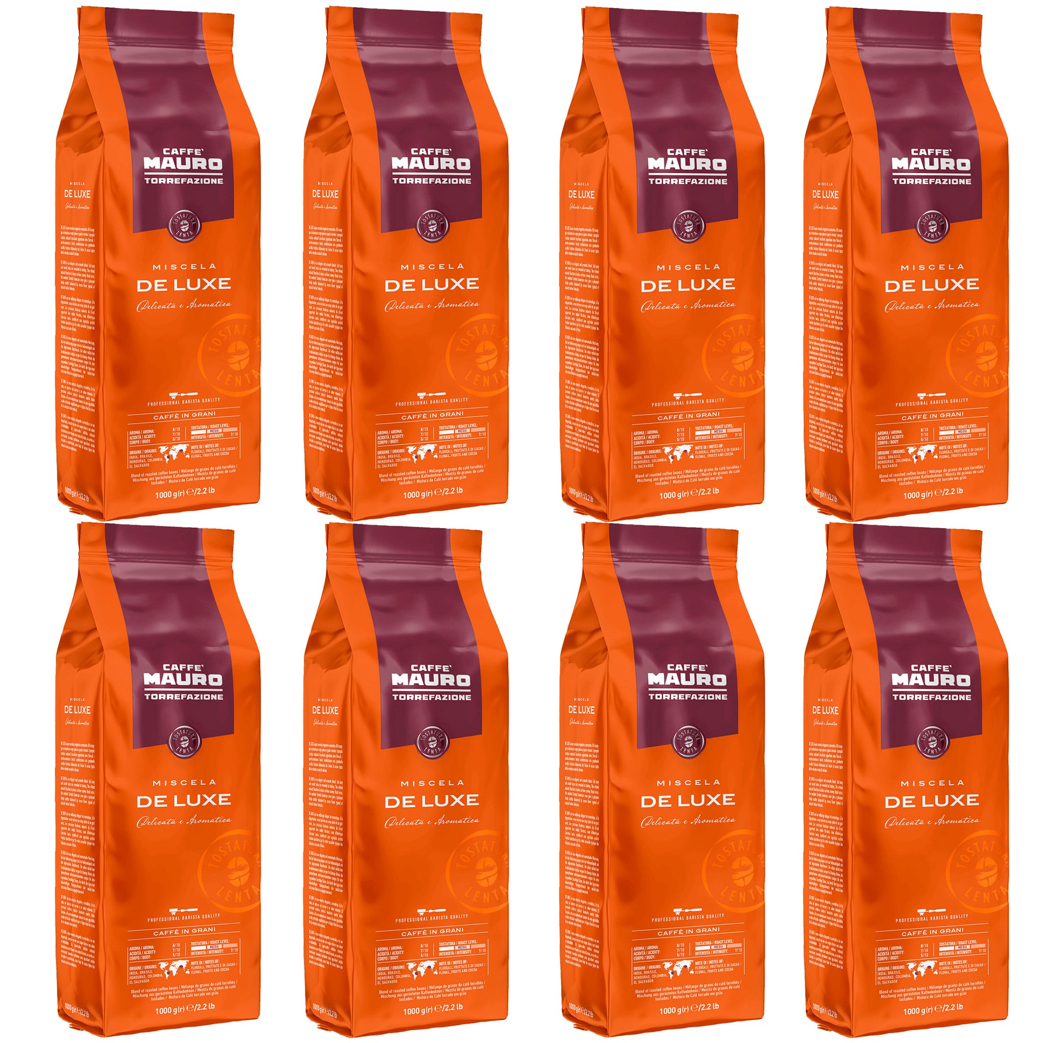 Mauro De Luxe Coffee Beans 8kg