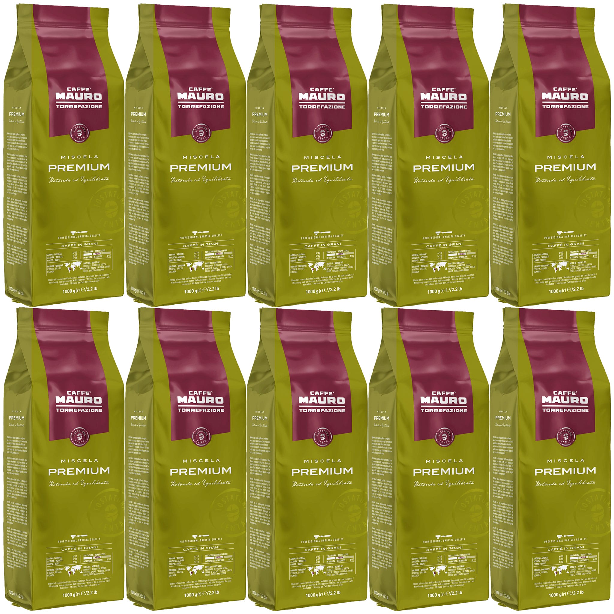 Mauro Premium Coffee Beans 10kg