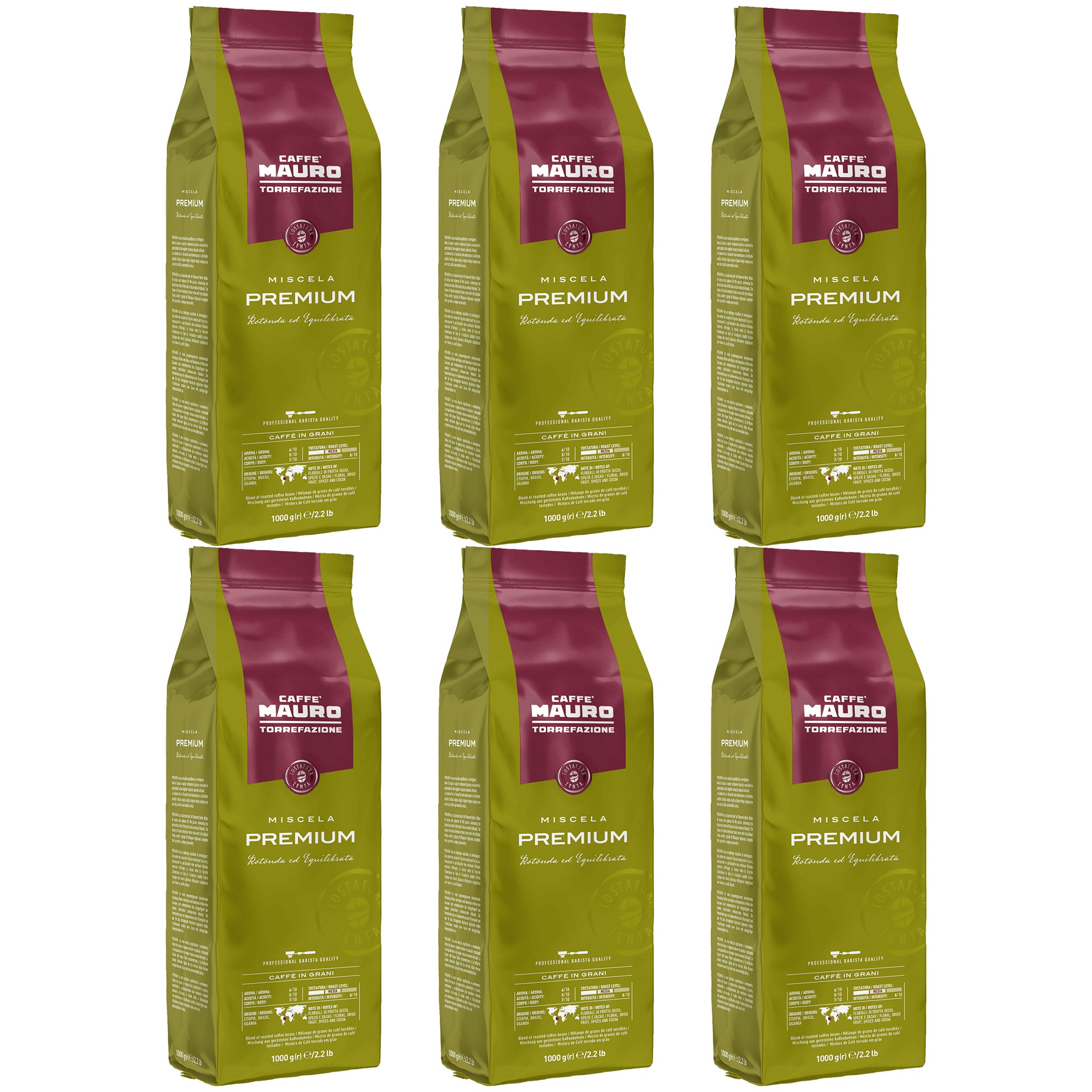 Mauro Premium Coffee Beans 6kg
