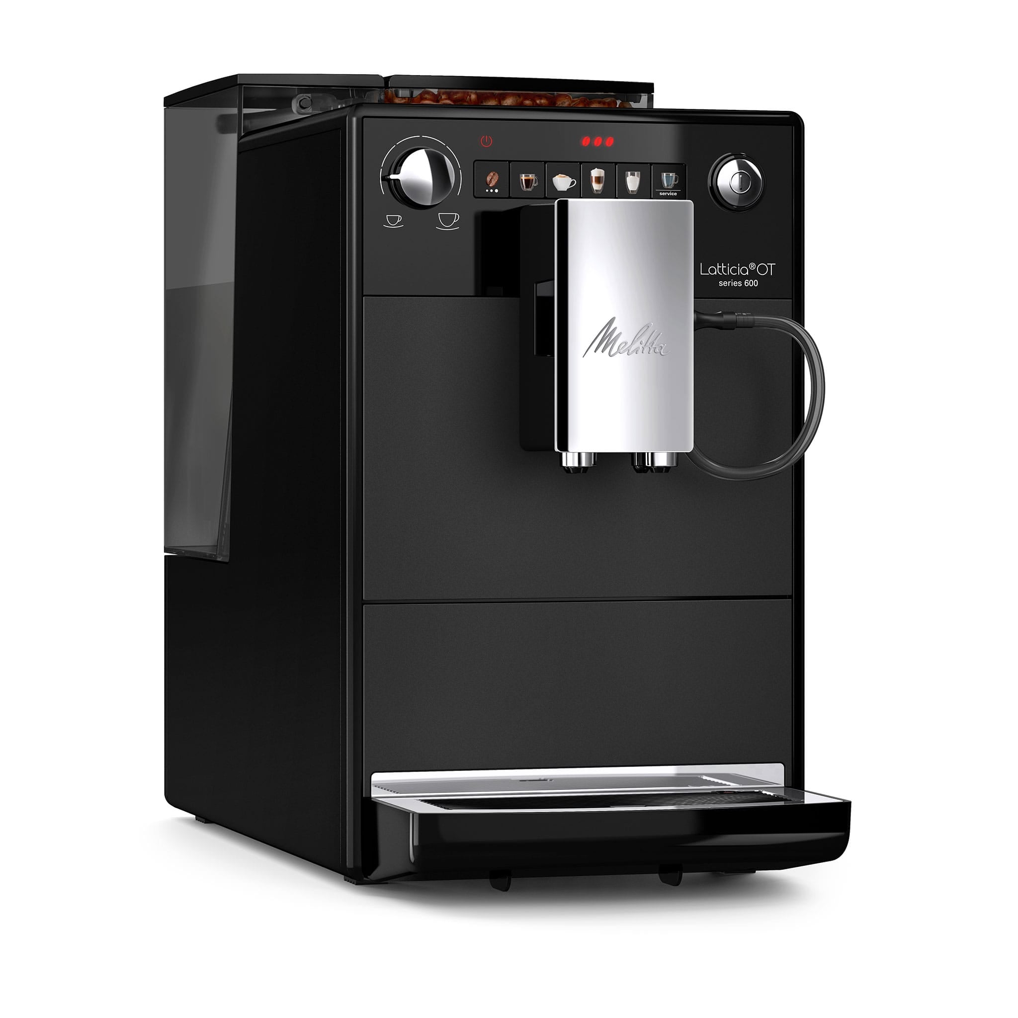 Melitta LATTICIA ONE TOUCH frosted black F300 100 (4006508223923)