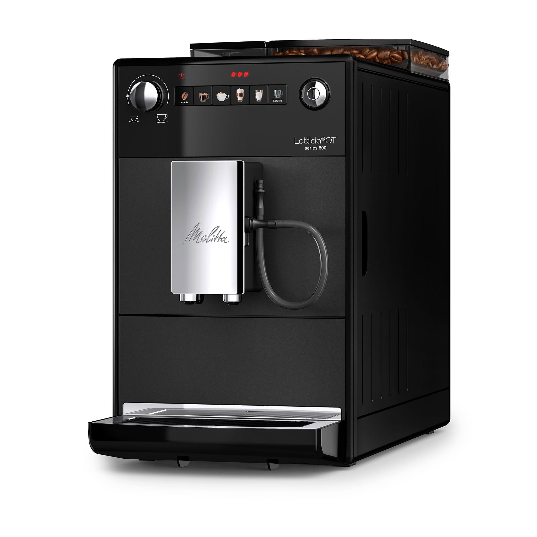Melitta LATTICIA ONE TOUCH frosted black F300 100 (4006508223923)