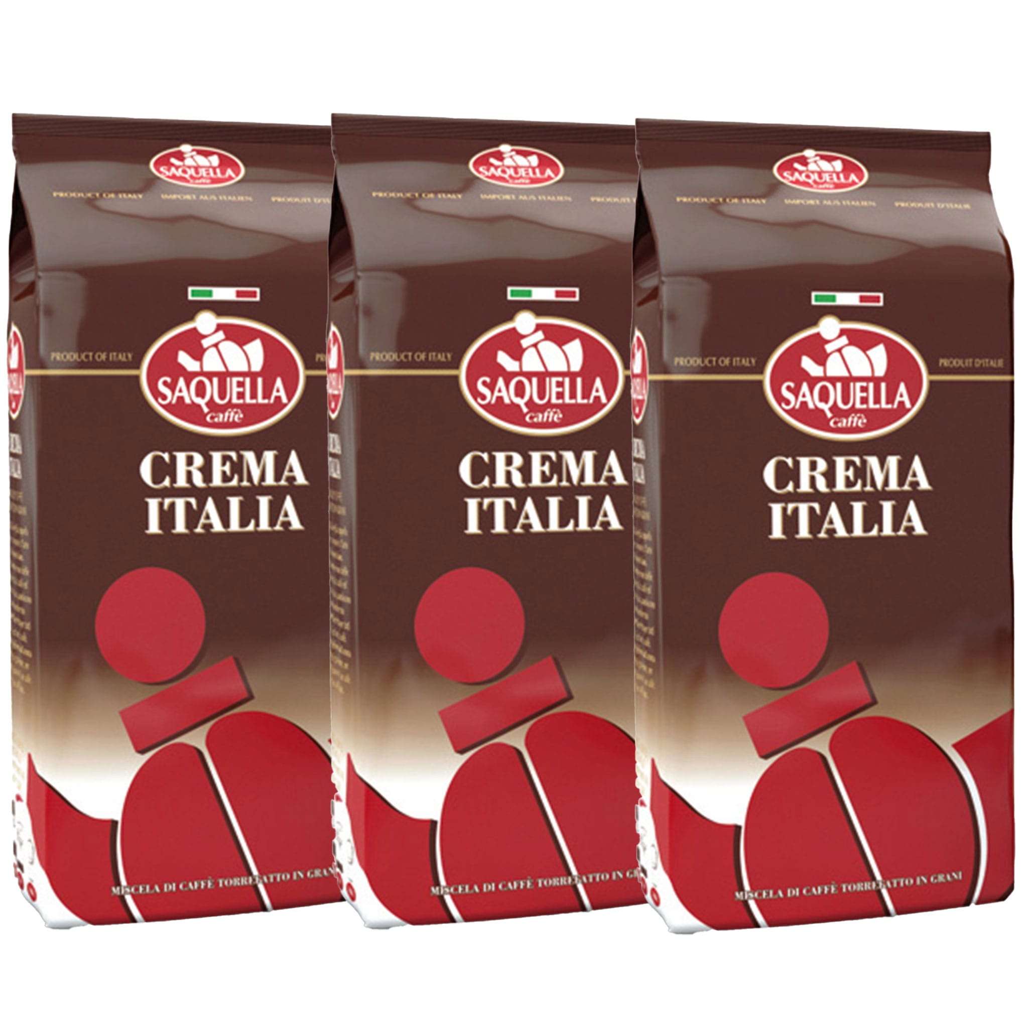 Saquella Crema Italia Coffee Beans 3 kg