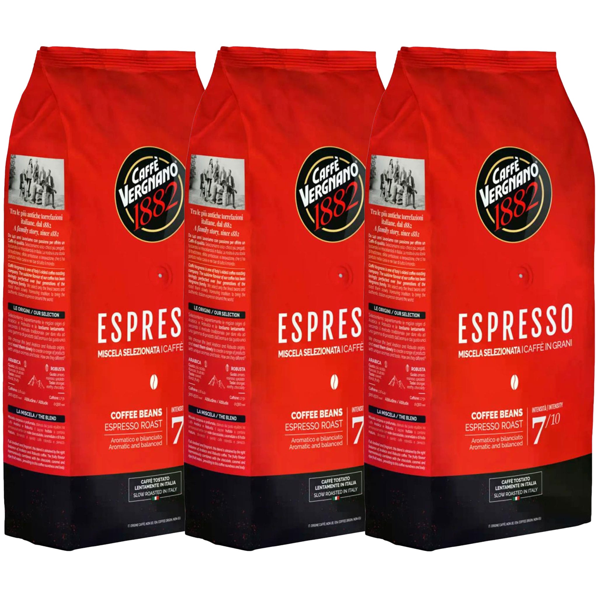 caffe vergnano espresso coffee beans 3 kg