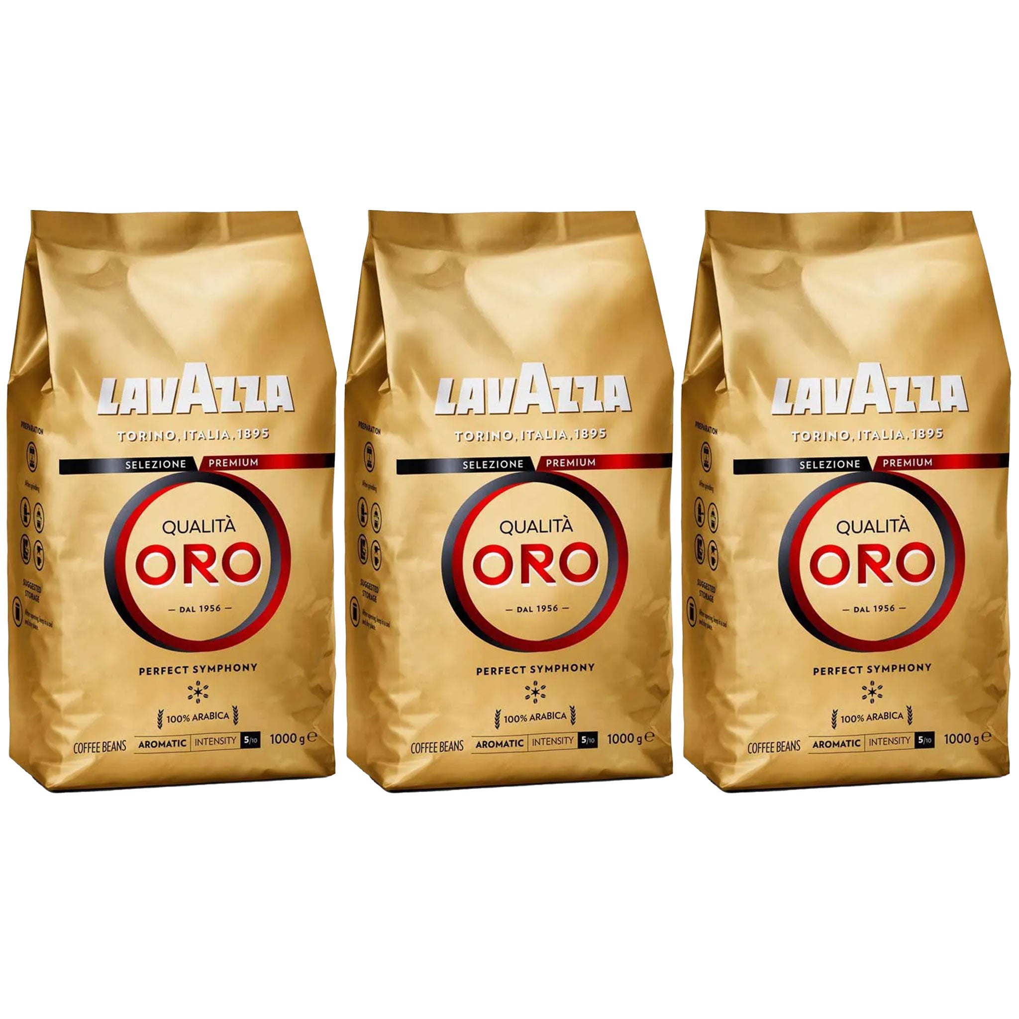3 ק"ג פולי קפה לוואצה אורו Lavazza Qualita ORO