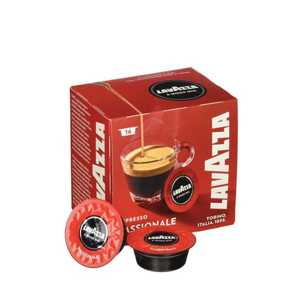 36 קפסולות קפה LAVAZZA AMODO MIO מקורי תערובת PASSIONALE - אדום