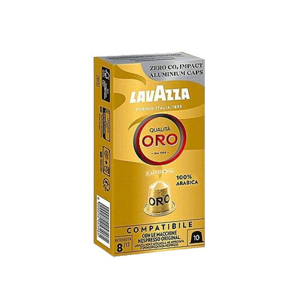 lavazza Qualita Oro 100% arabica , קפסולות תואמות נספרסו, לוואצה 100 יח׳