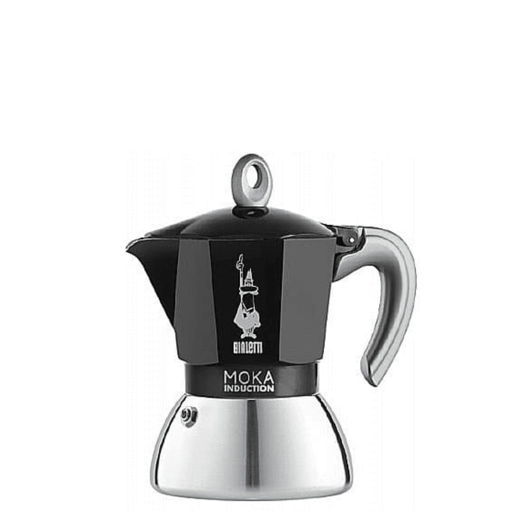 BIALETTI INDUCTION מקינטה 4 כוסות בצבע שחור ביאלטי - קפה רויאל (6180615225509)