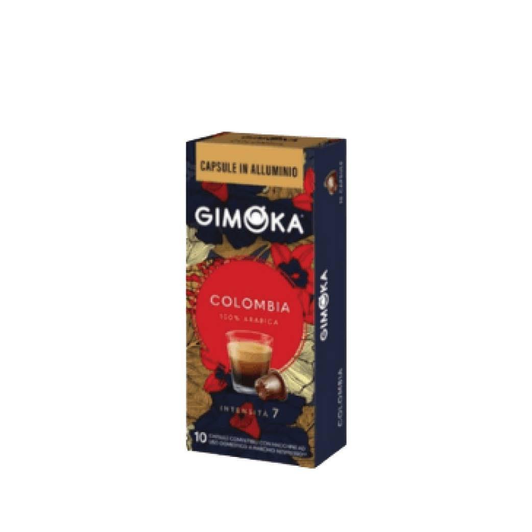 GIMOKA COLOMBIA קפסולות תואמות נספרסו 10 יח׳ ג׳ימוקה קולומביה (5904810148005)