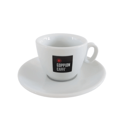 GOPPION סט ספל קפוצ׳ינו+תחתית - קפה רויאל (5871171960997)