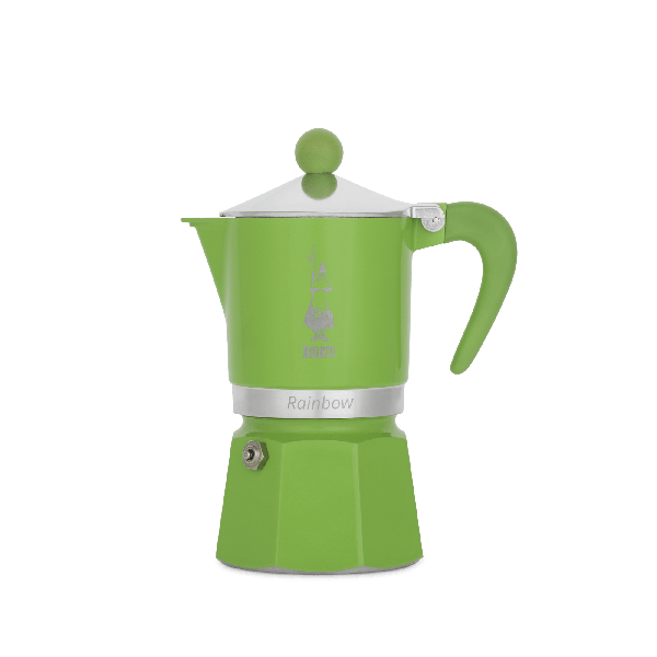 BIALETTI RAINBOW מקינטה 3 כוסות צבע ירוק ביאלטי