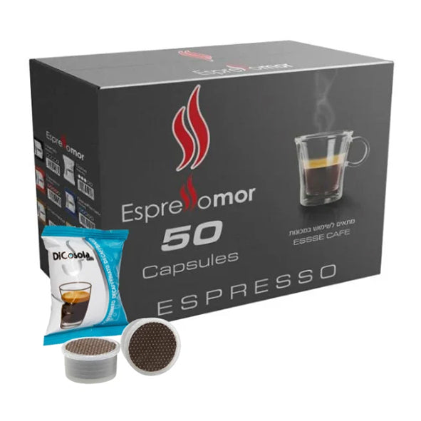 קפסולות 50 אספרסו Decaffeinato - נטול קפאין EspressoMor