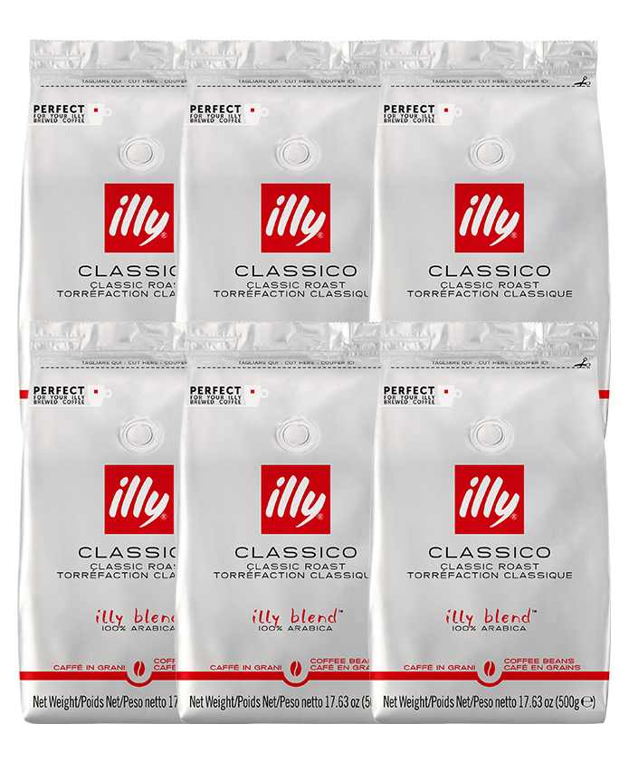 6 אריזות פולי קפה illy Classico