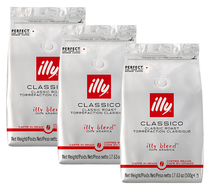 3 אריזות פולי קפה illy Classico