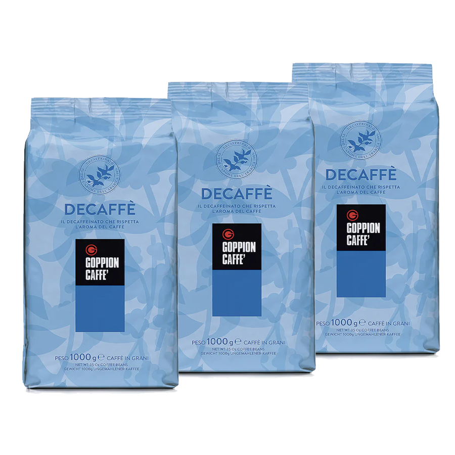 קפה גופיון 3 ק"ג נטול קפאין  Goppion Decaffeinato