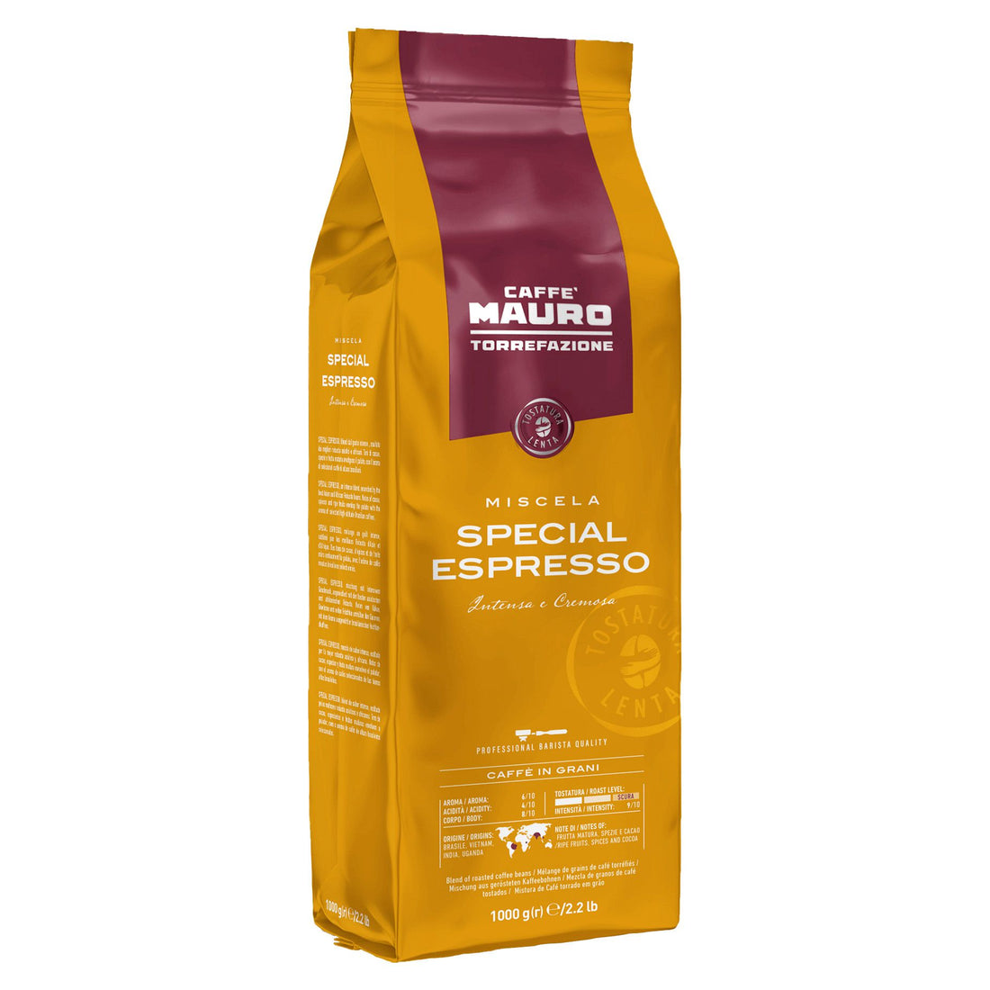 1 ק&quot;ג פולי קפה Caffè Mauro Special Espresso espresso חוזק 9