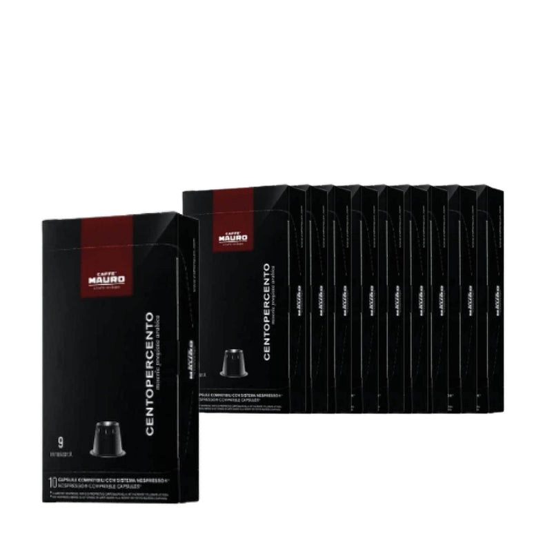 MAURO CENTOPERCENTO קפסולות תואמות נספרסו 100 יח׳ מאורו דה לוקס
