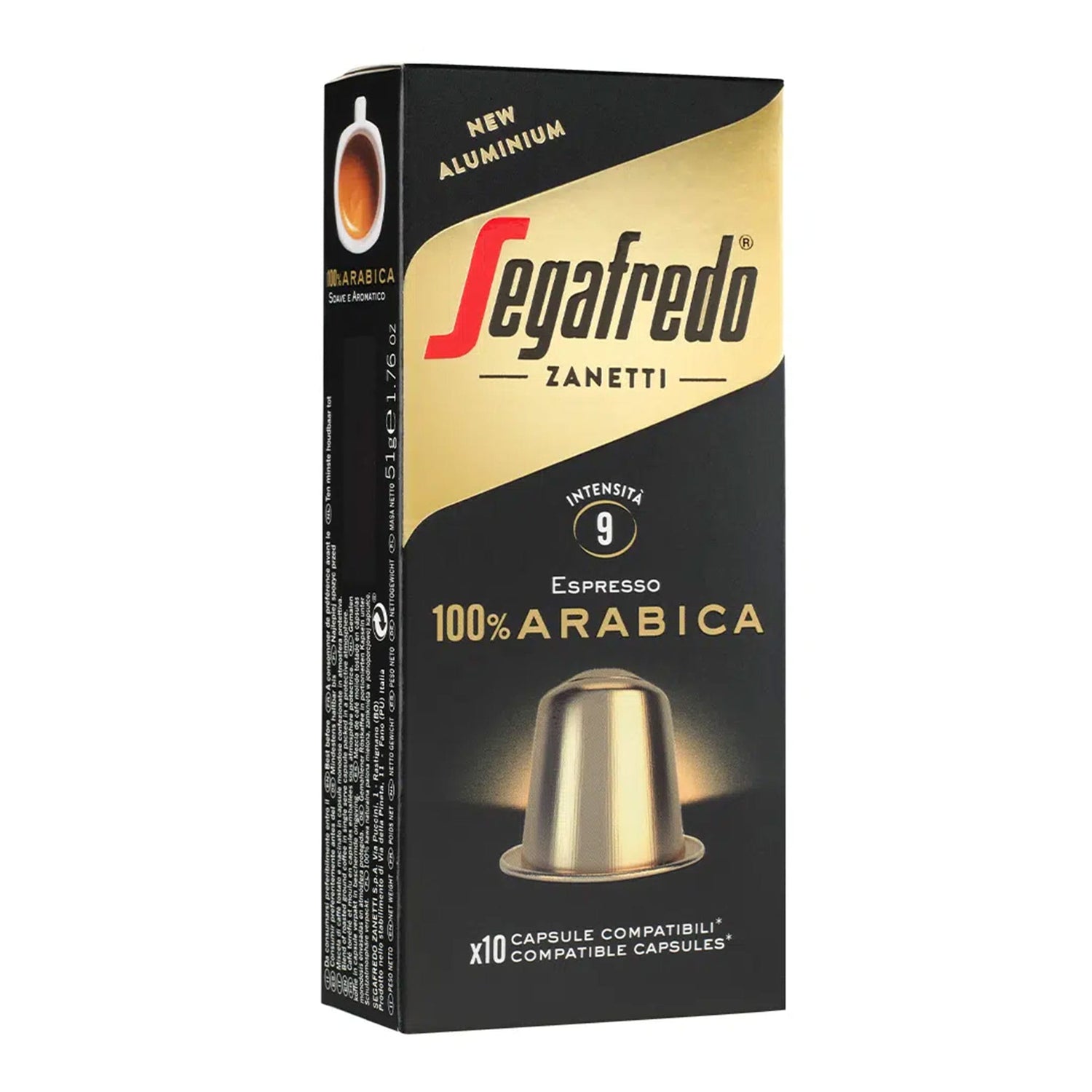 Caffe Segafredo espresso 100 arabica capsule