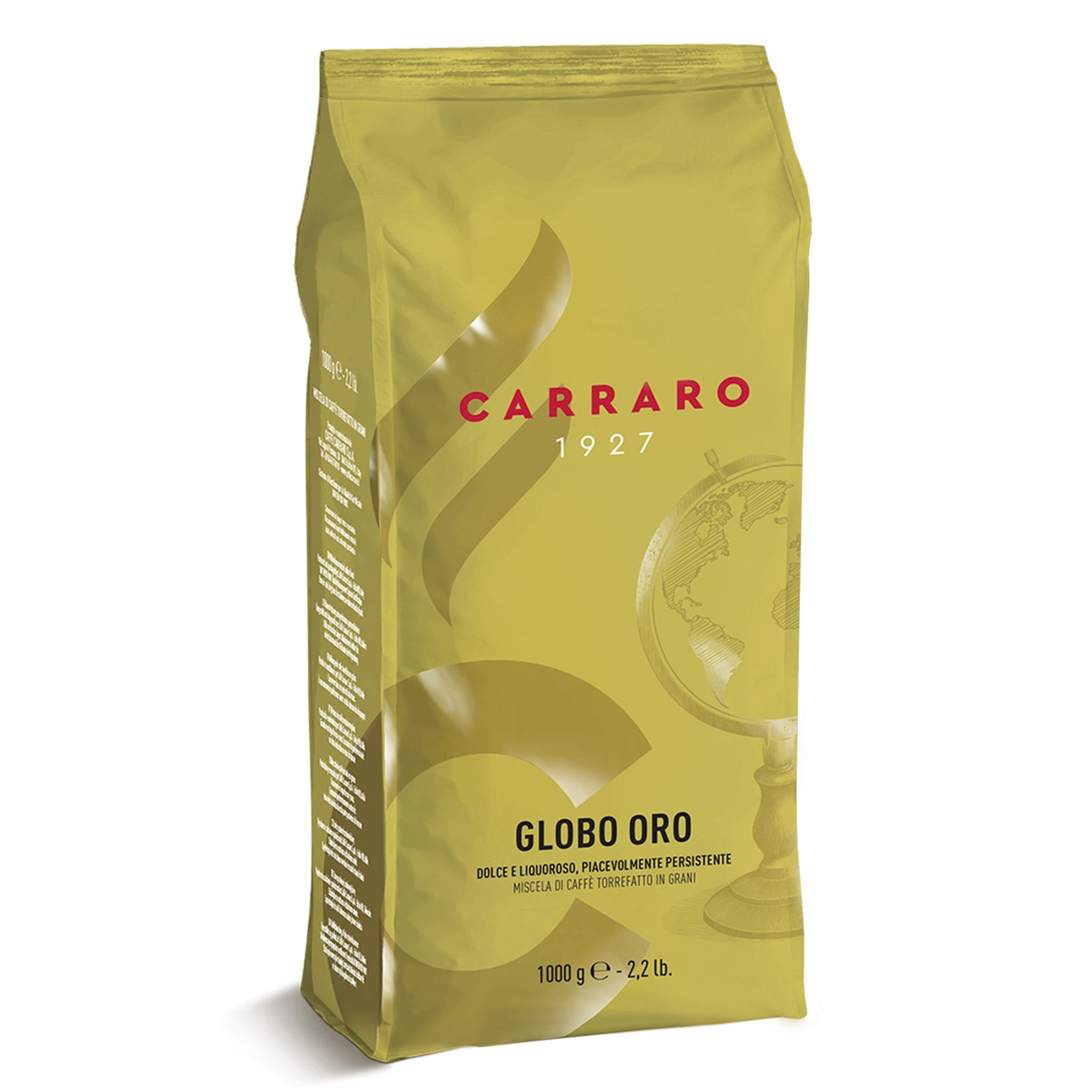 1 ק"ג פולי קפה קאררו Carraro Globo Oro