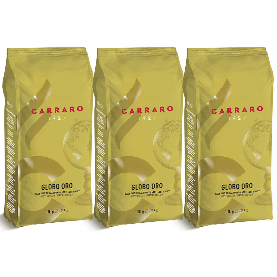 Carraro Globo Oro Coffee Beans 3 kg