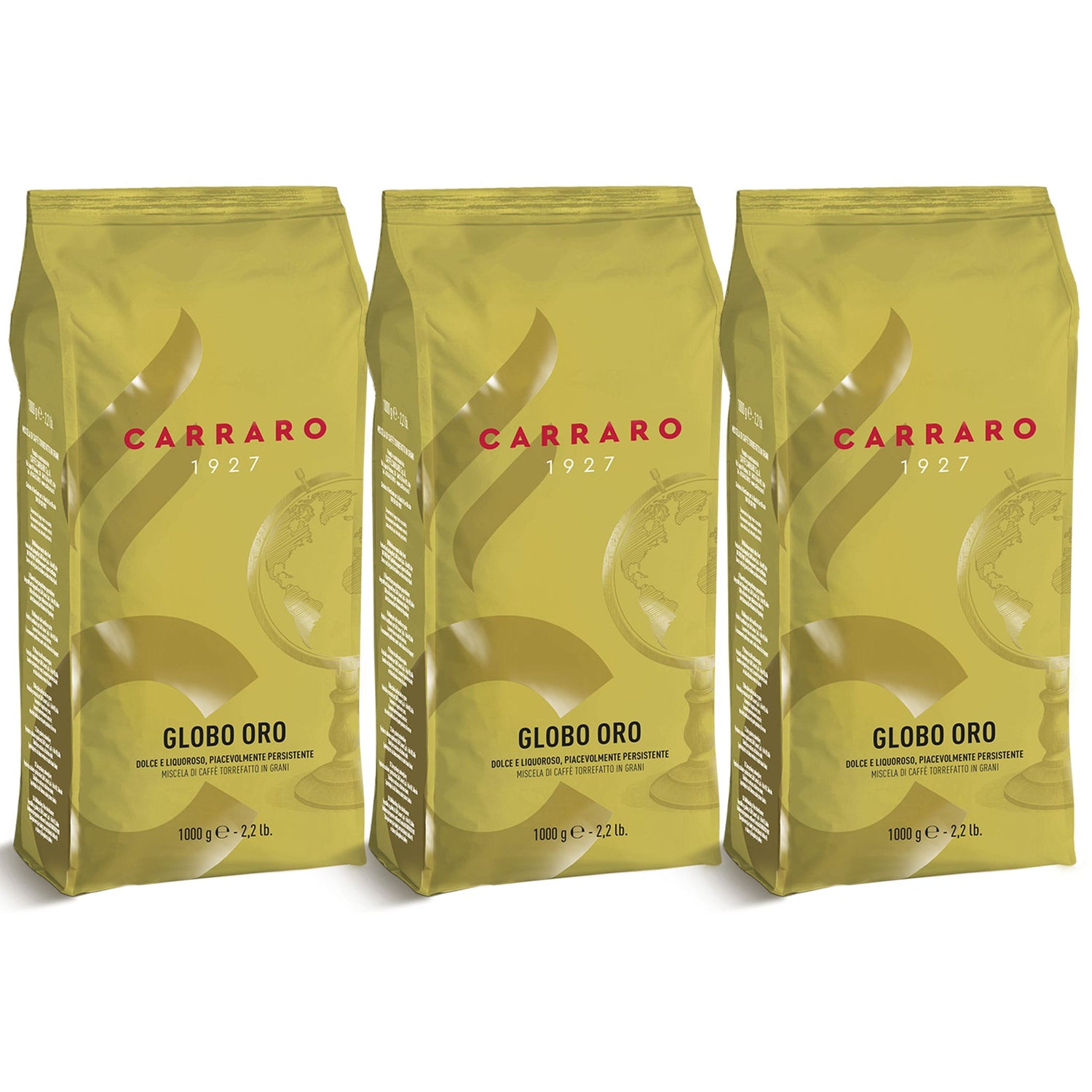 Carraro Globo Oro Coffee Beans 3 kg