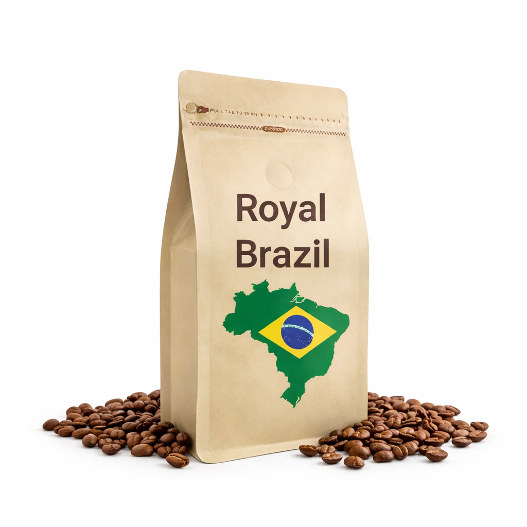 1 ק"ג פולי קפה רויאל ברזיל Royal Brazil Coffee Beans