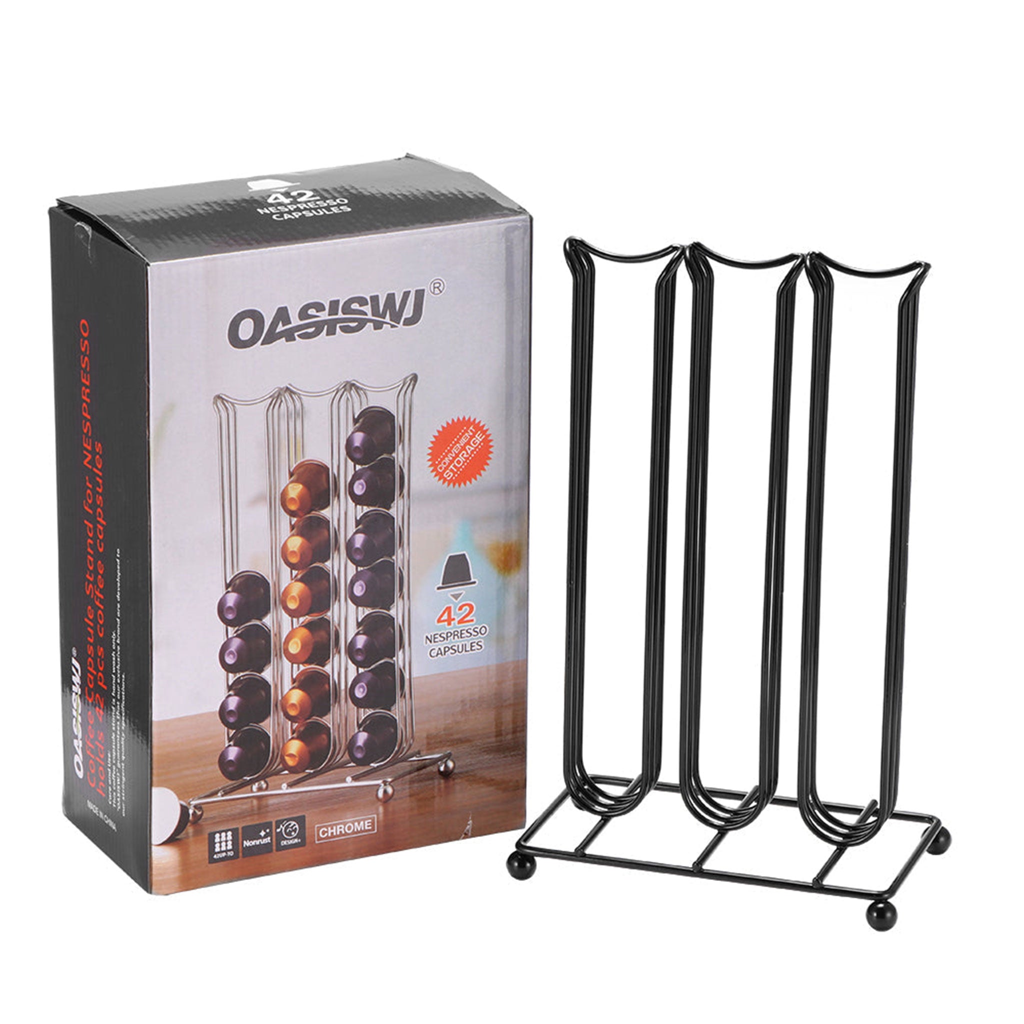 מעמד לקפסולות נספרסו nespresso קפסולות 42 יחידות