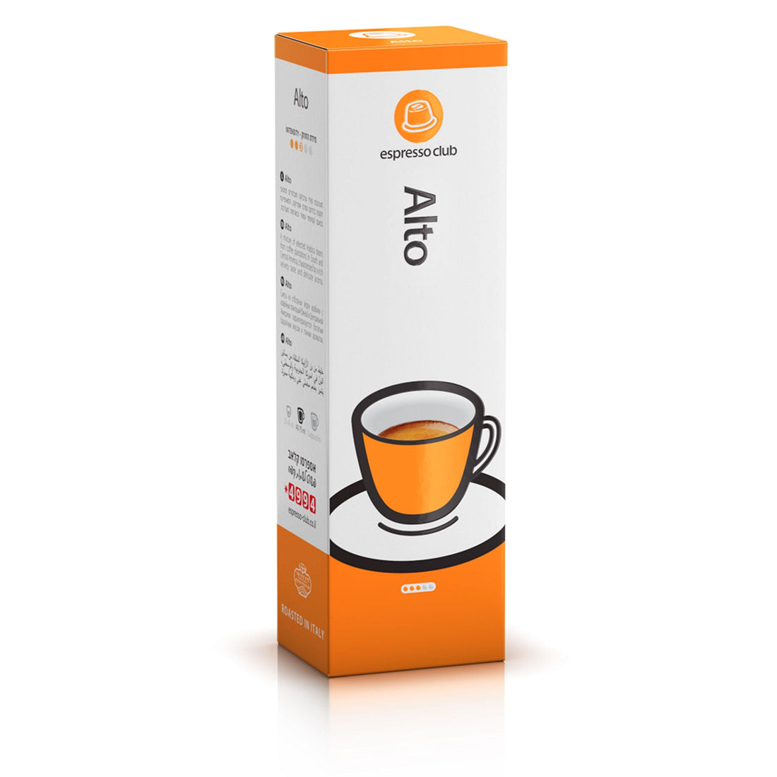 Espresso Club Coffee Capsules Alto