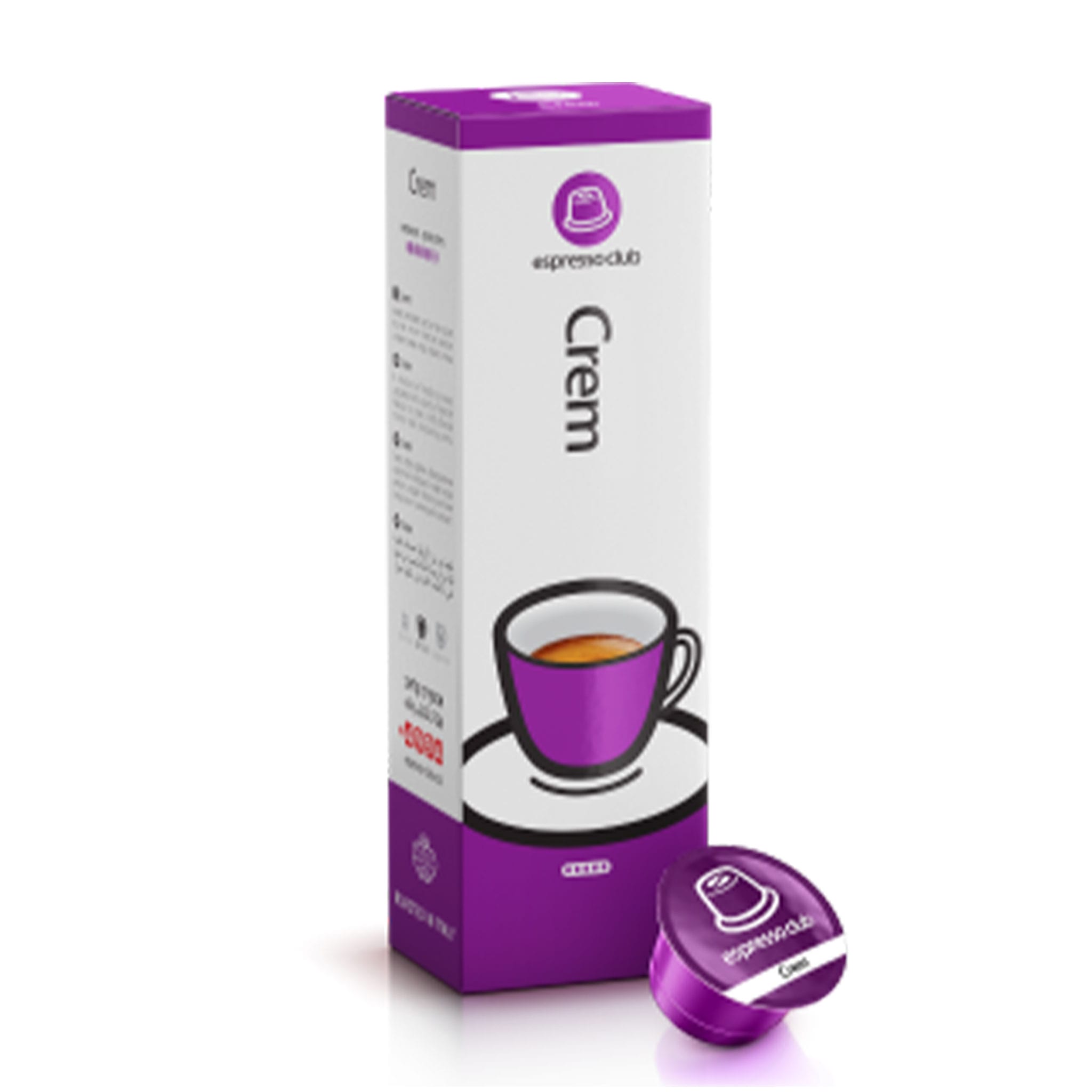 Espresso Club Coffee Capsules Crem