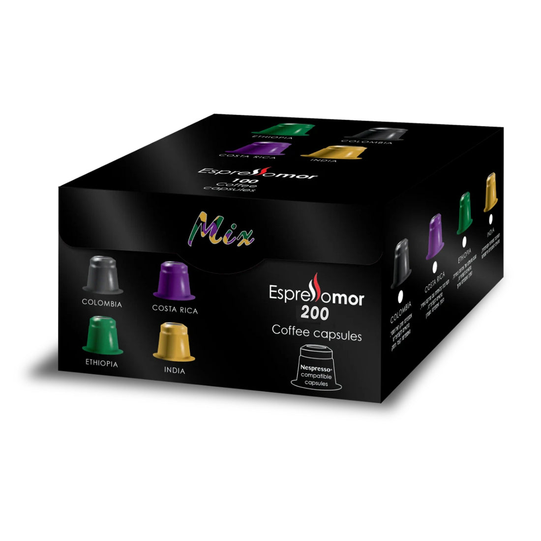 Espressomor 200 mix 4 Flavors