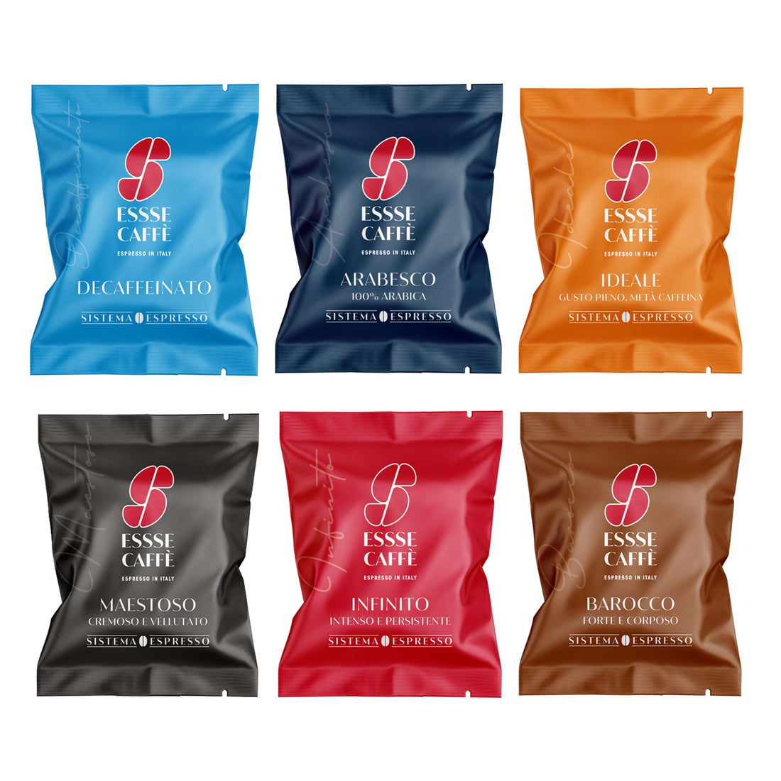 Essse coffee capsules pack