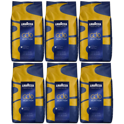 6 ק&quot;ג פולי קפה לוואצה גולד סלקשן Lavazza Gold Selection