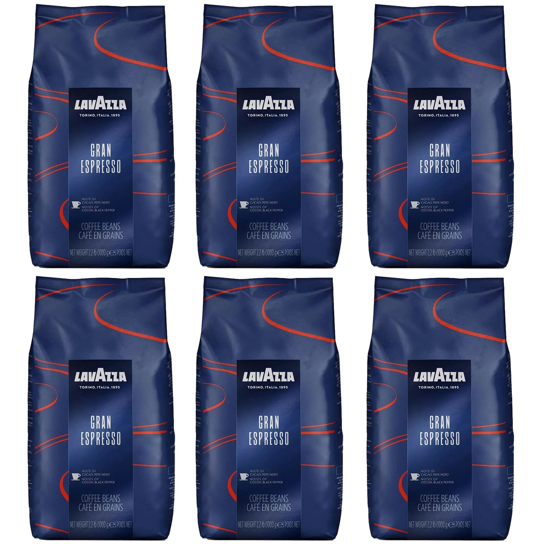 Lavazza Gran Espresso Whole Coffee Beans 6kg