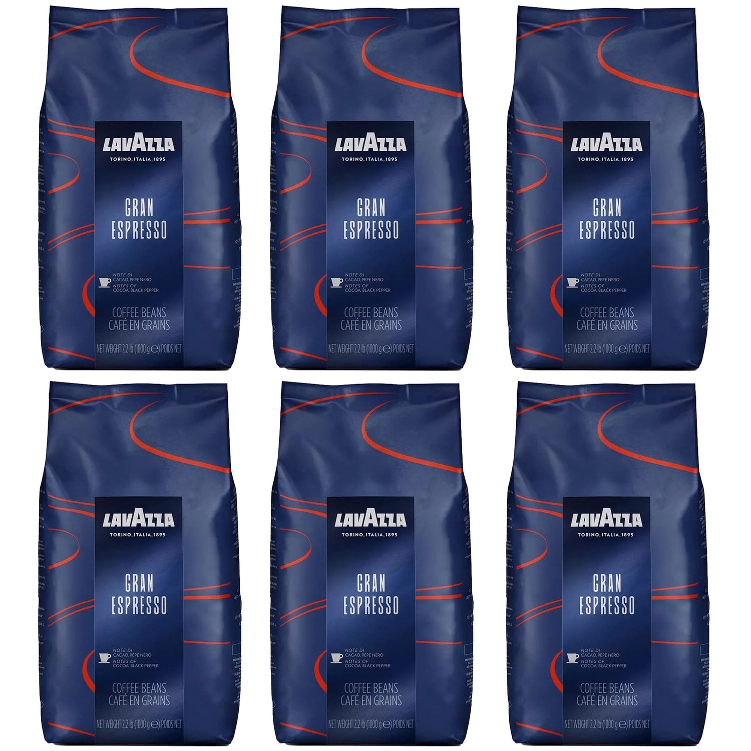 Lavazza Gran Espresso Whole Coffee Beans 6kg