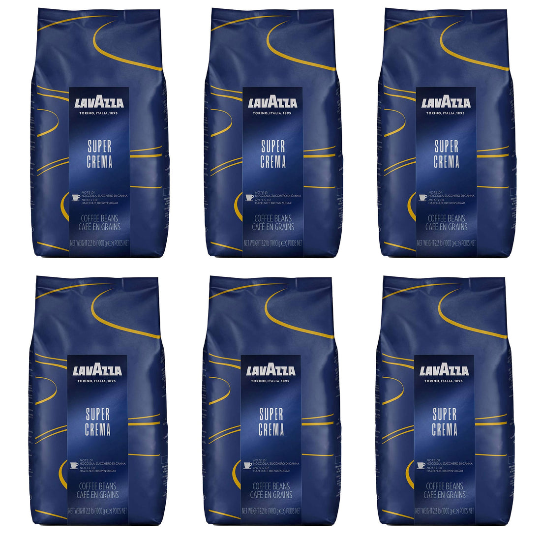 Lavazza Super Crema Whole Coffee Beans 6kg