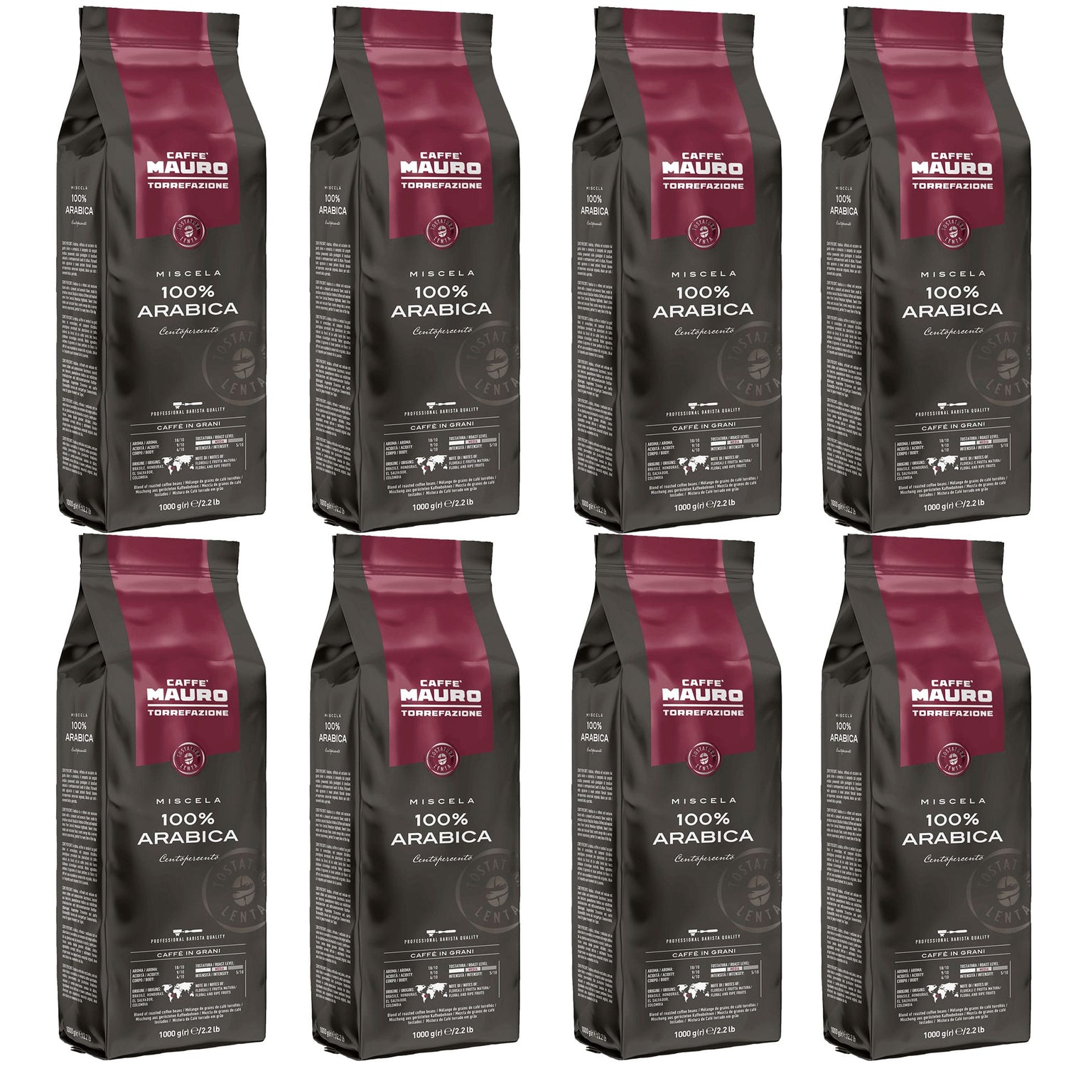 Mauro 100 Arabica Coffee Beans 8kg