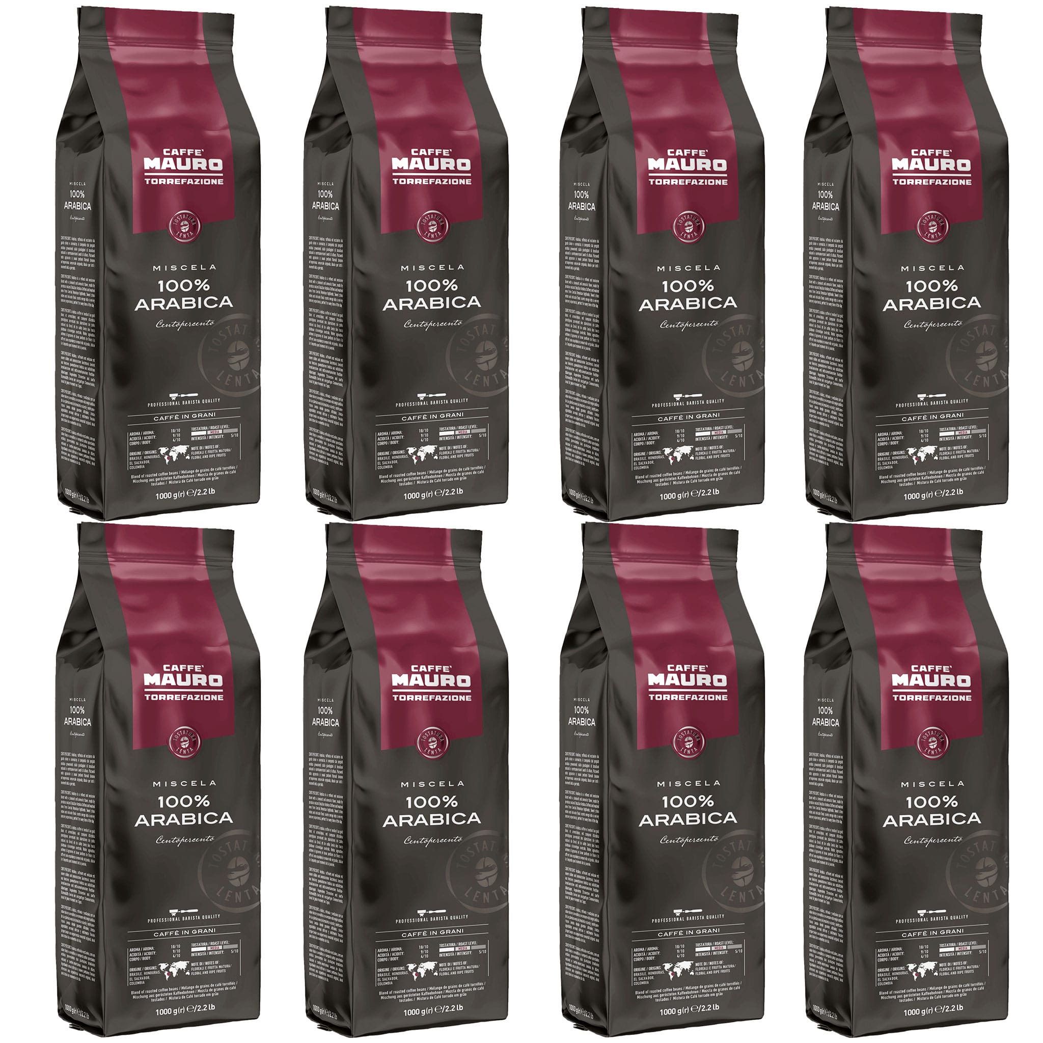 Mauro 100 Arabica Coffee Beans 8kg