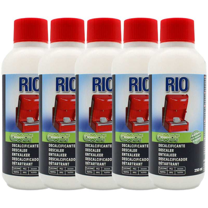 נוזל לניקוי אבנית למכונות קפה 250 מ׳׳ל Rio Descaler - מארז 5 יחידות