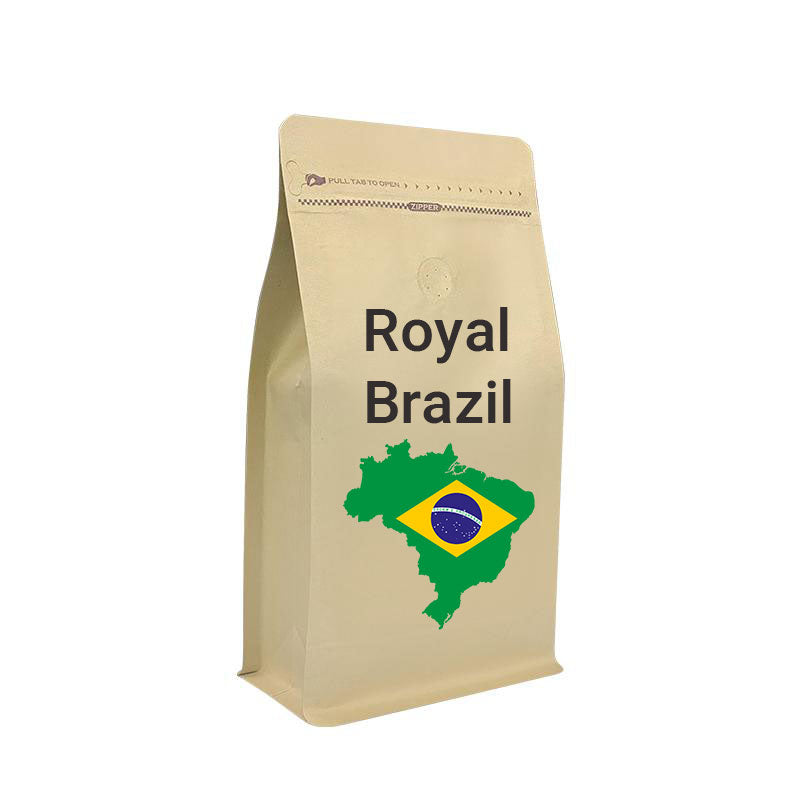 1 ק&quot;ג פולי קפה רויאל ברזיל Royal Brazil Coffee Beans